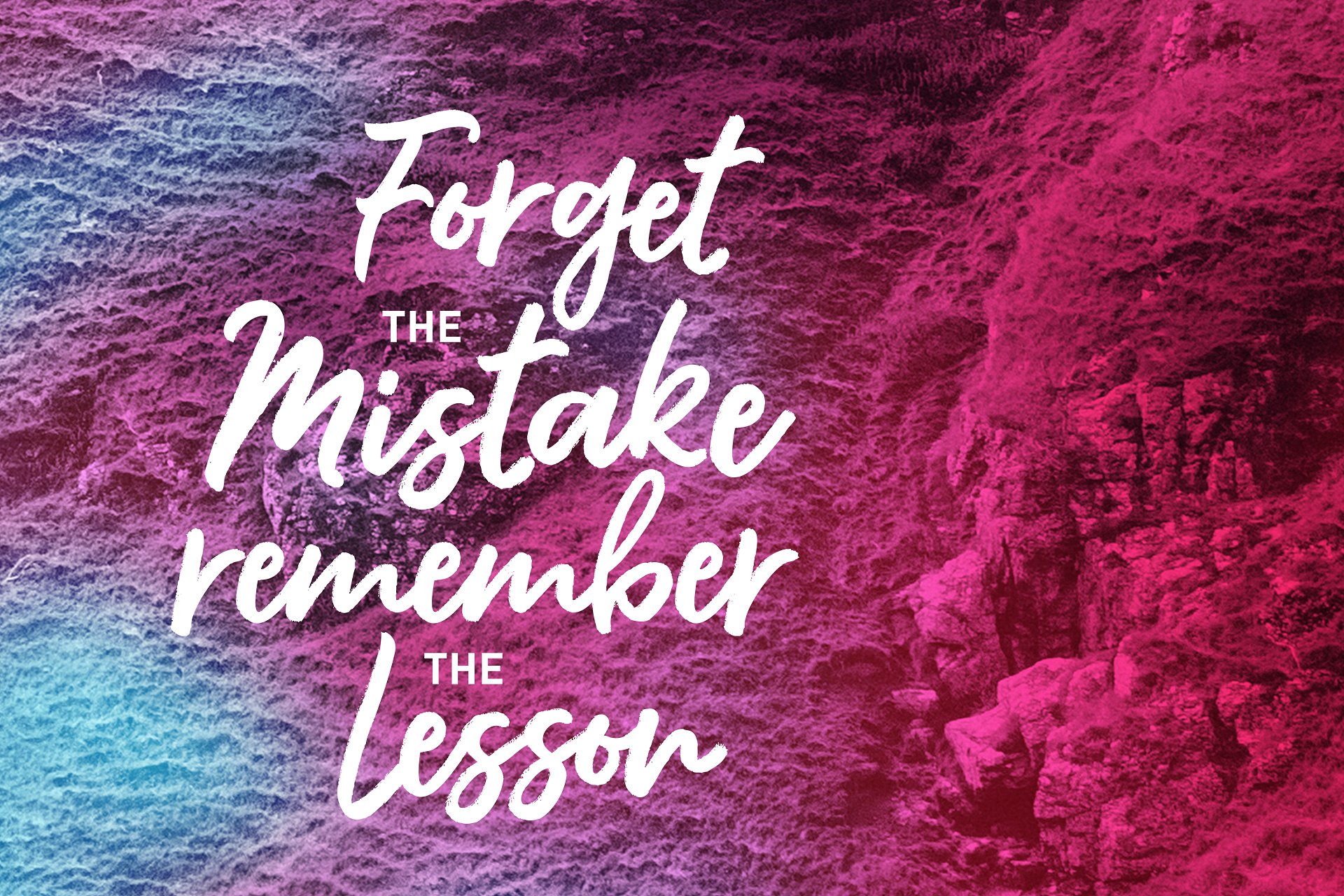 Rouged Font PNG with transparent background - Preview 3