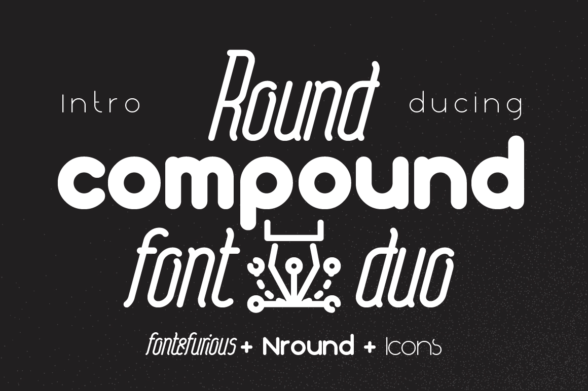 Round Compound Font preview