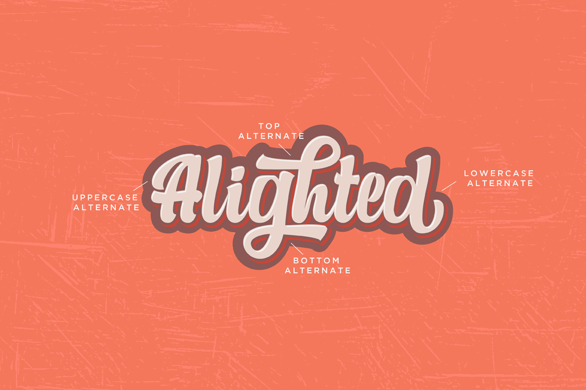 Alexandria Script Font - Preview 1