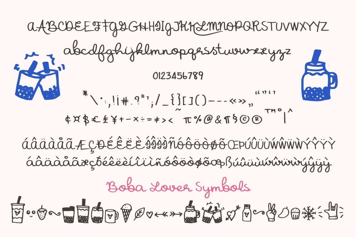 Boba Lover Font - Preview 6