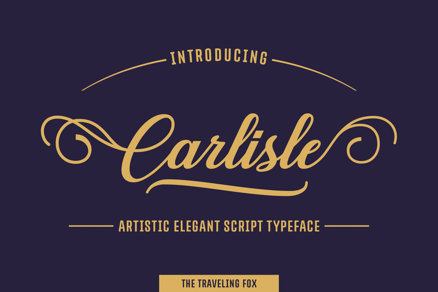 Carlisle Font - Preview 1