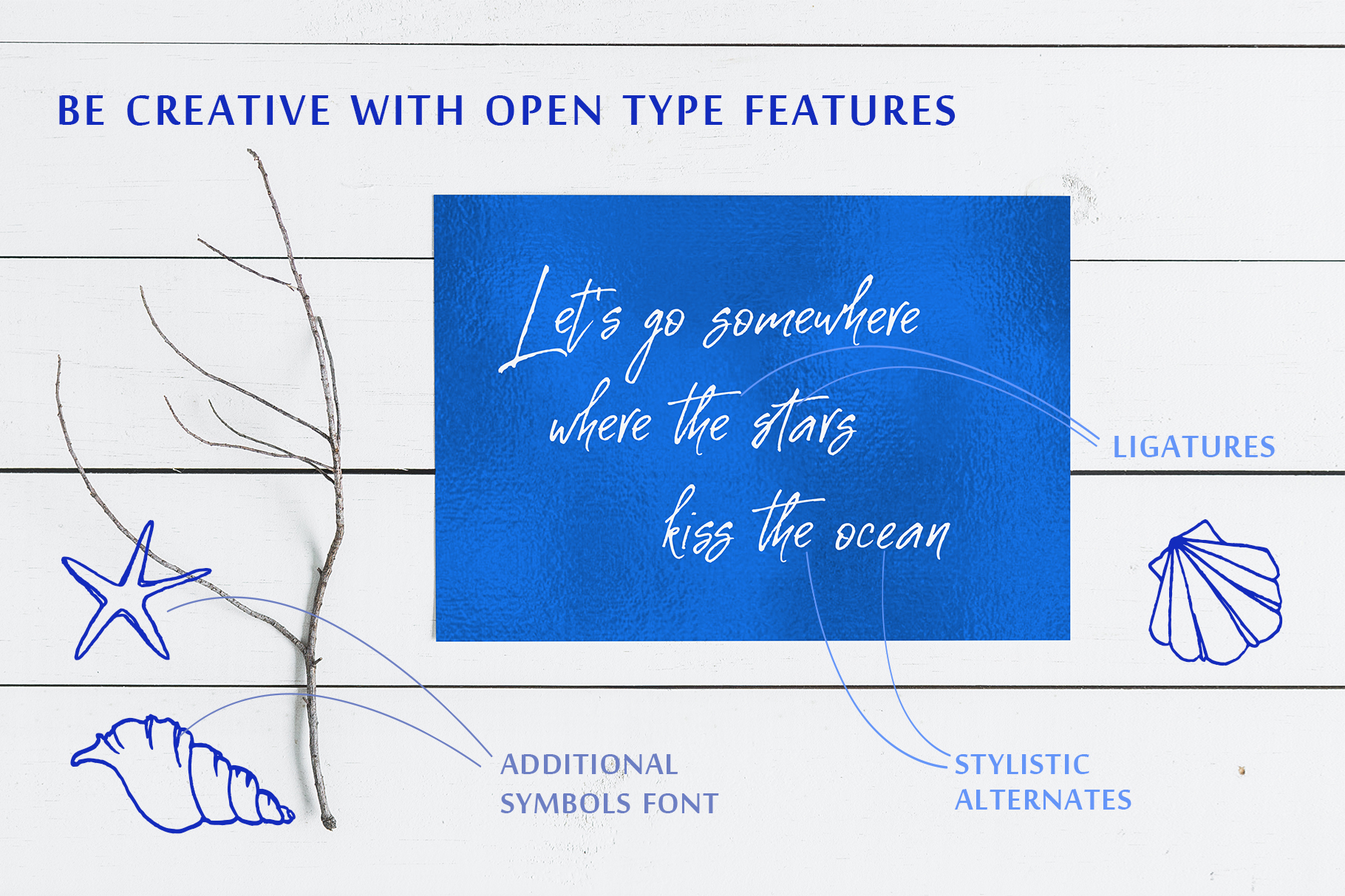 Costa Blanca Font PNG with transparent background - Preview 3