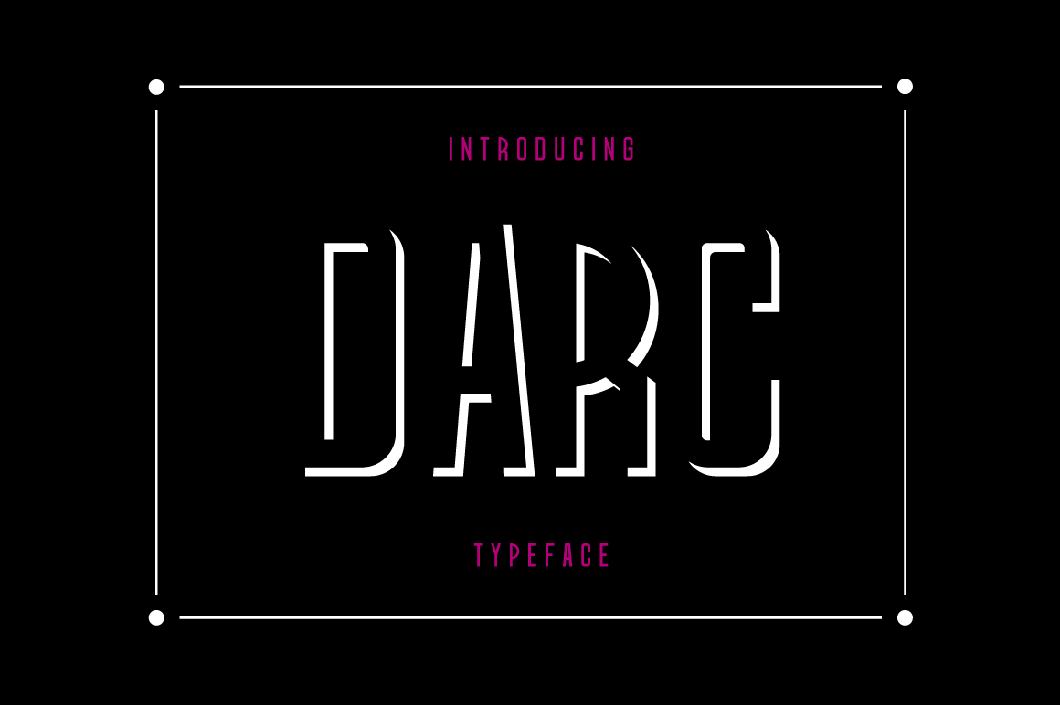 Darc Font - Preview 1