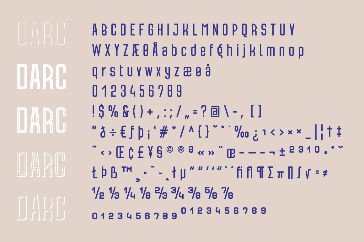 Darc Font - Preview 3