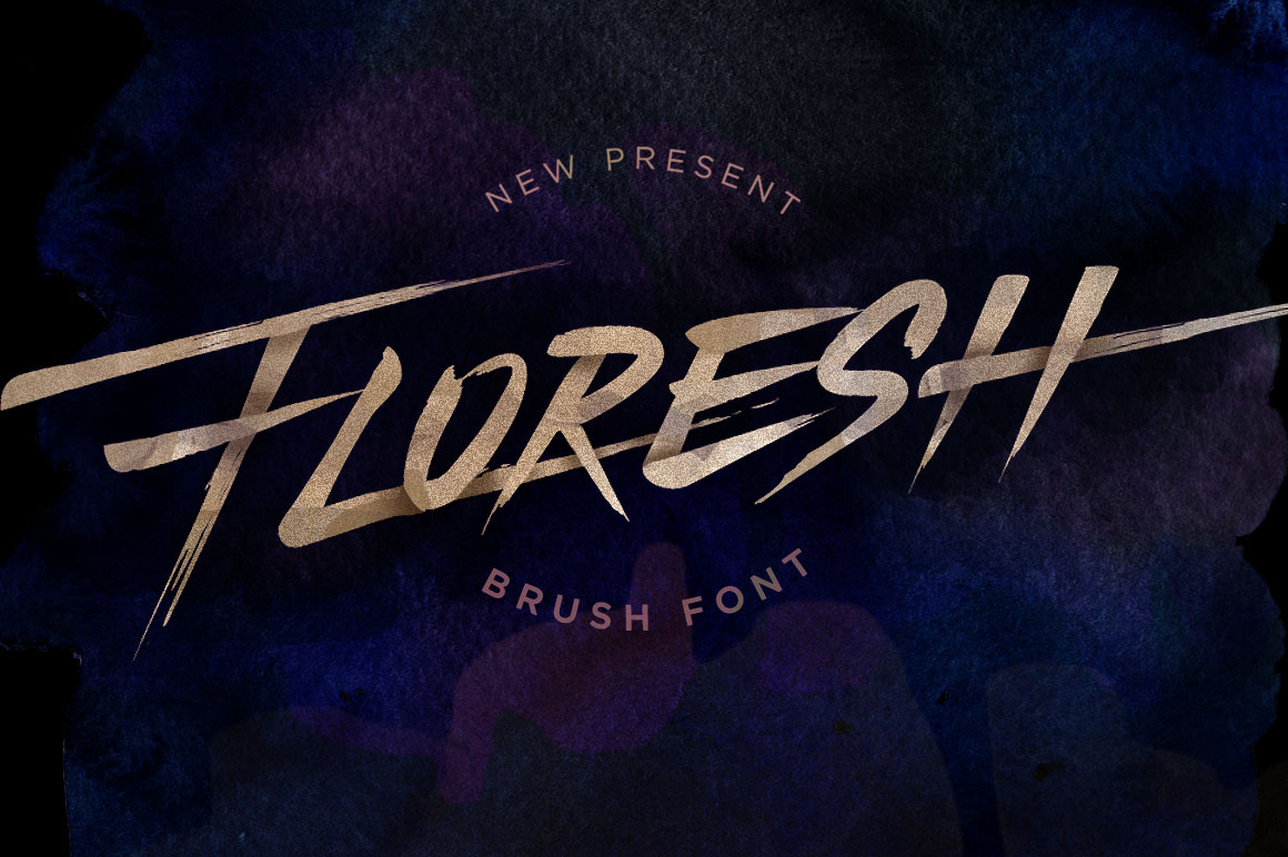 Floresh Display Fonts Font Door Storic