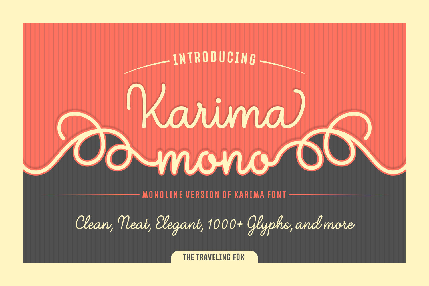 Karima Mono Font by The Traveling Fox preview