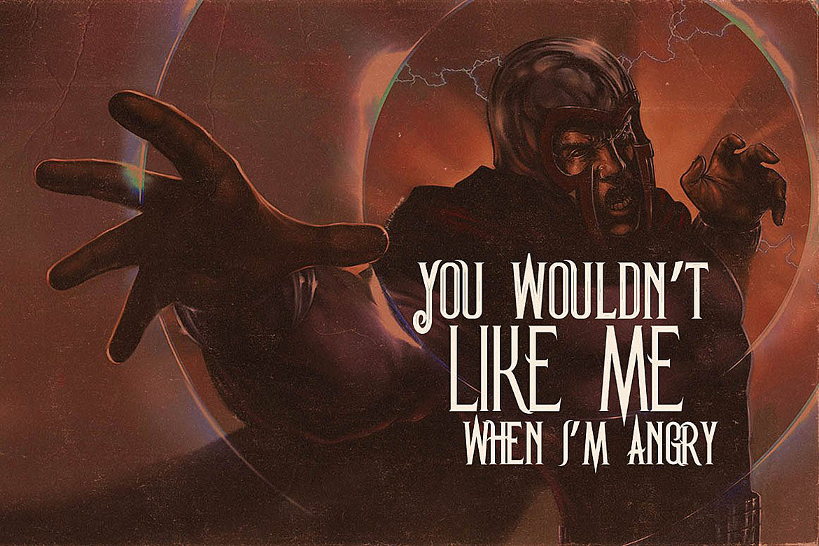 Magneto Font PNG with transparent background - Preview 2