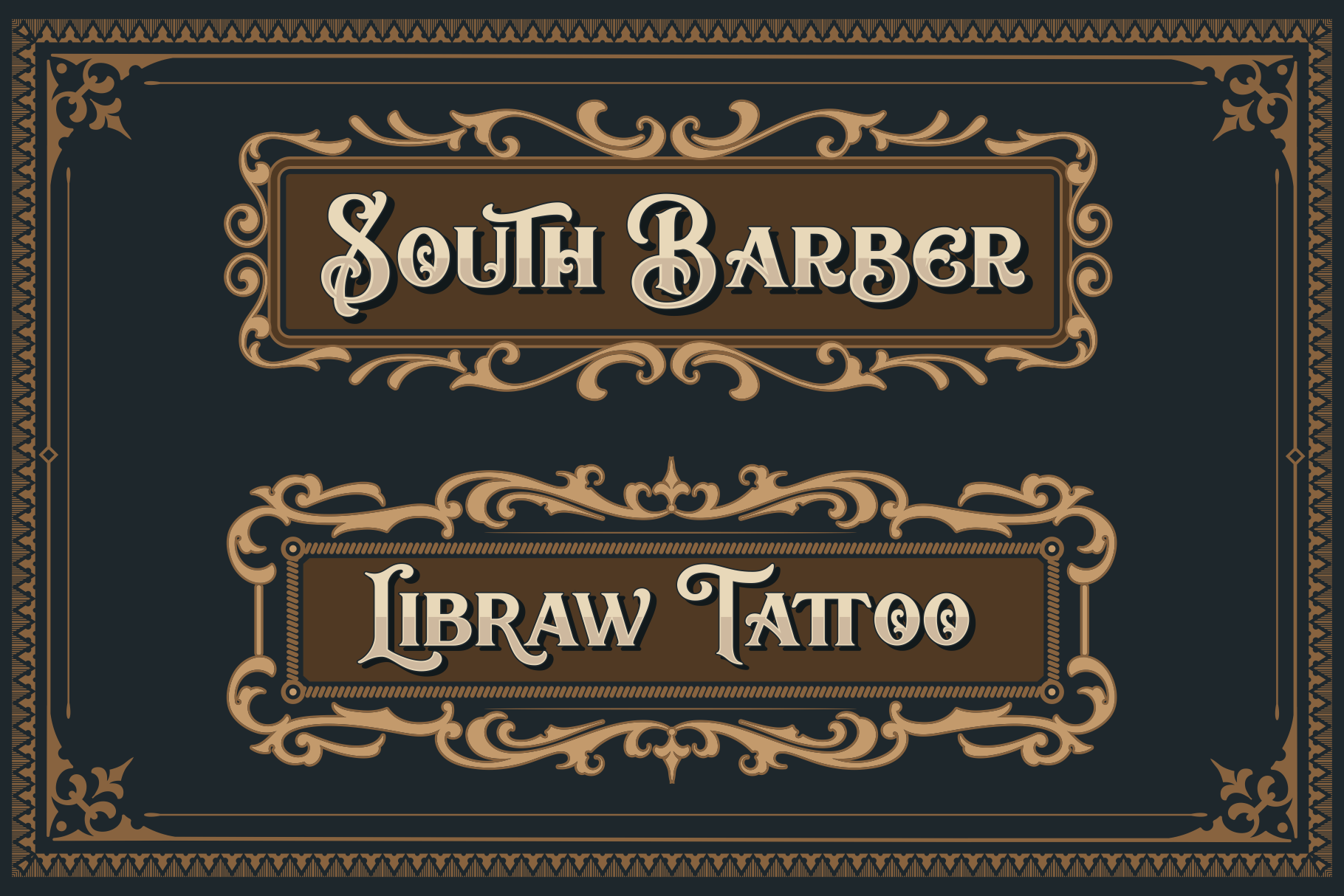 Sacred Bridge Family Font PNG with transparent background - Preview 6
