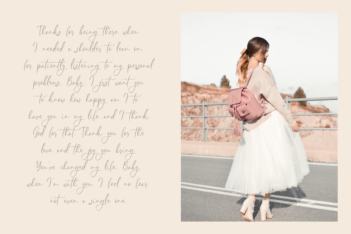 Sheilazain Font font preview - 4