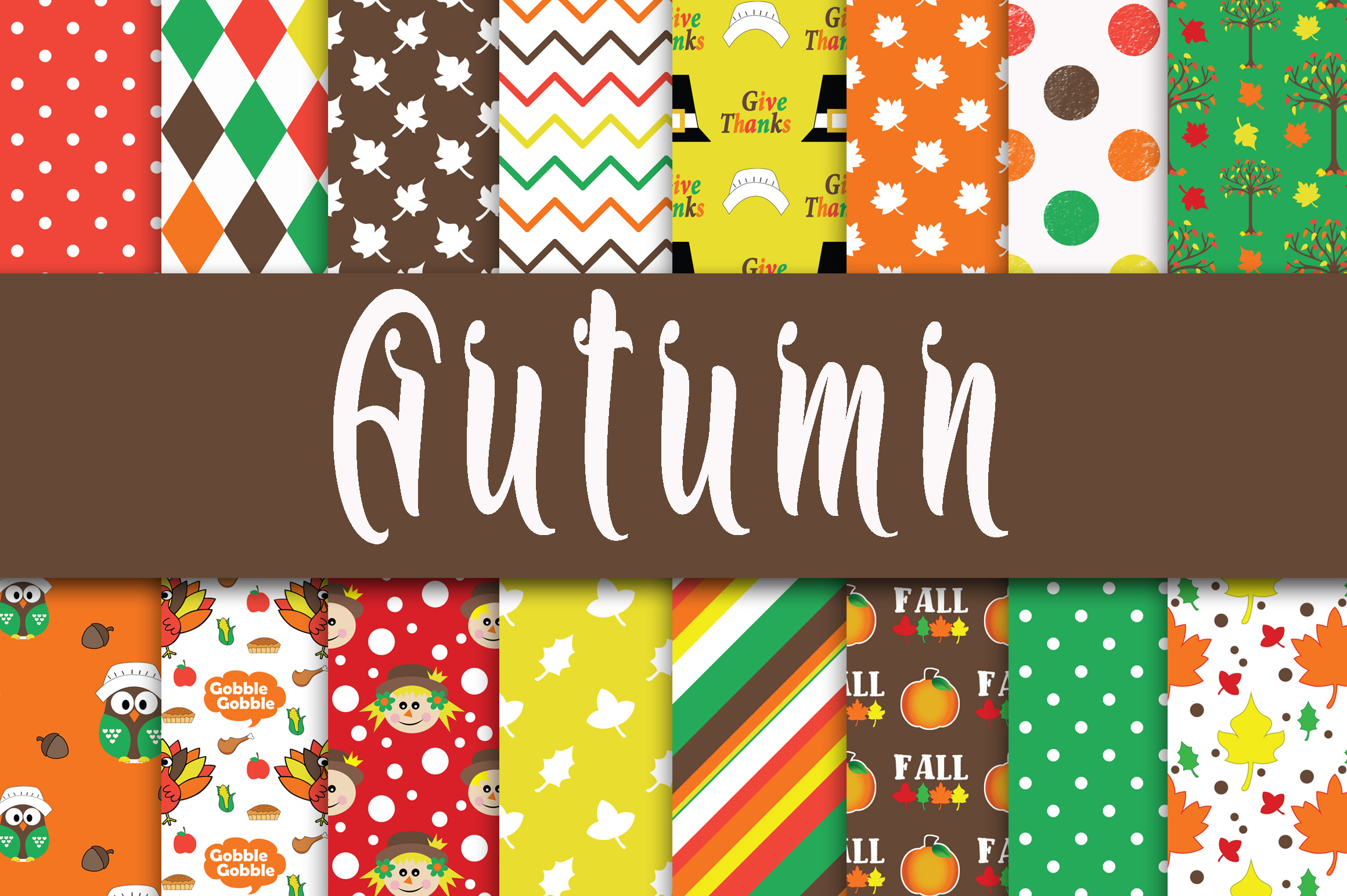 Autumn Digital Paper Graphic by oldmarketdesigns · Creative Fabrica