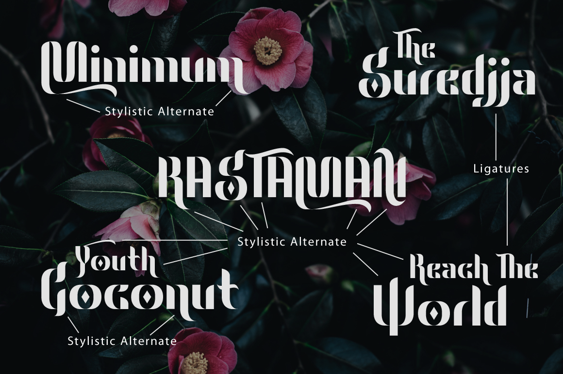 Bedempank Font PNG with transparent background - Preview 3