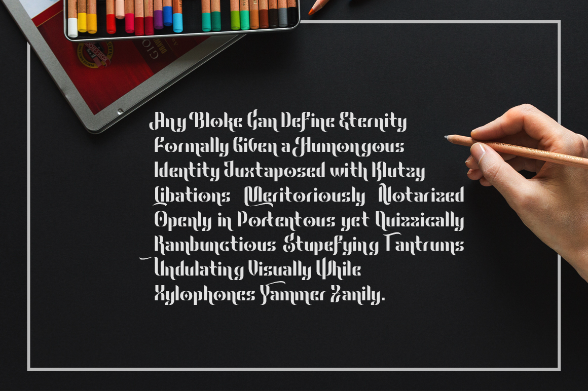 Bedempank Font PNG with transparent background - Preview 4