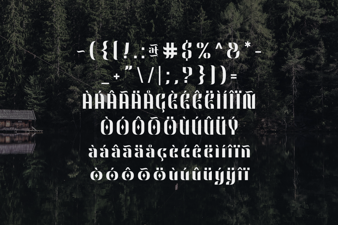 Bedempank Font PNG with transparent background - Preview 5