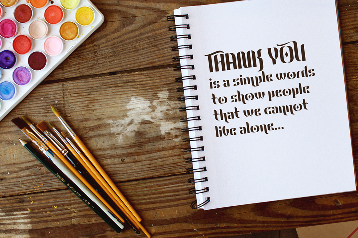Bedempank Font PNG with transparent background - Preview 6