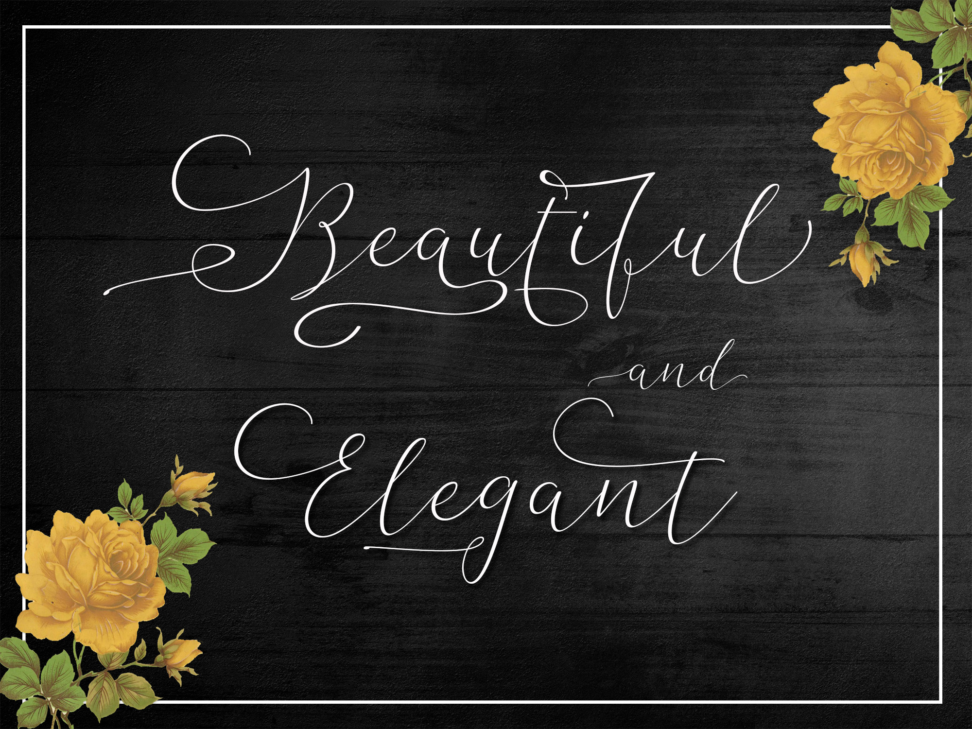 Bellaria Script Font - Preview 3