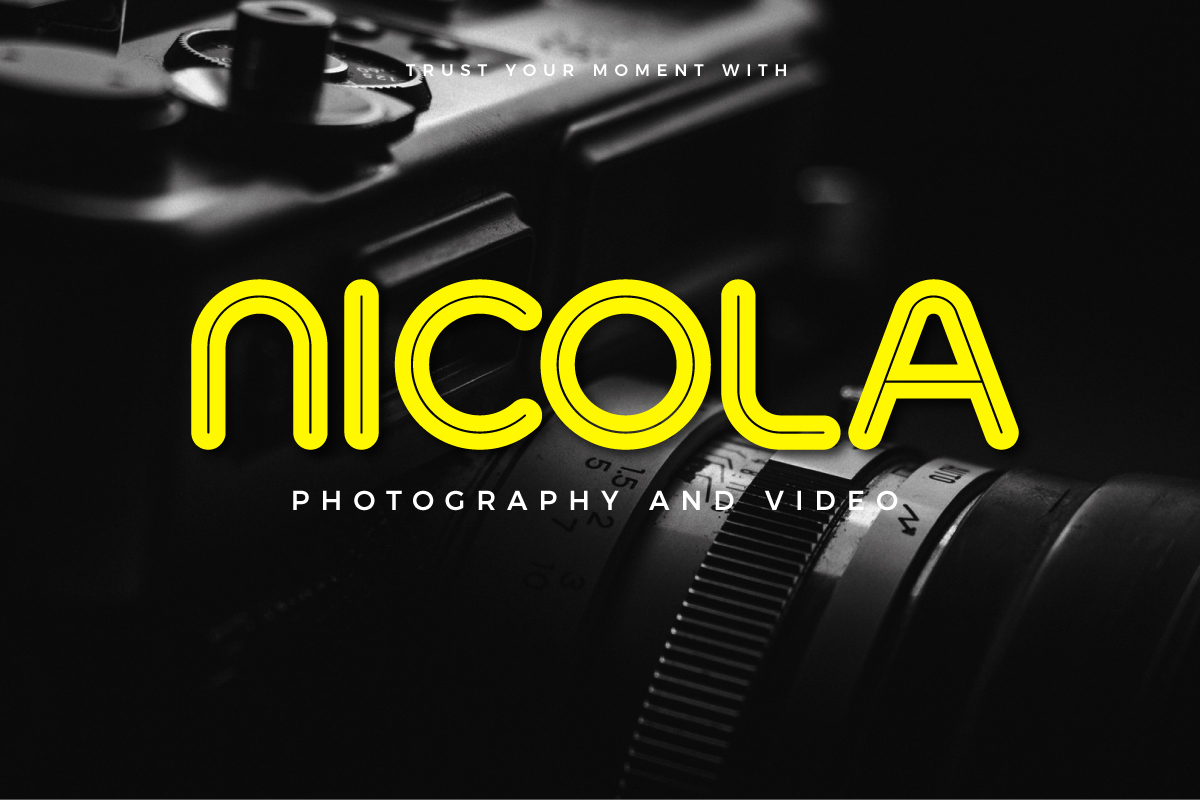 Beralo Inline Font - Preview 3