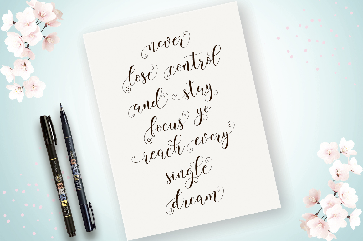 Billgrotia Script Font - Preview 4