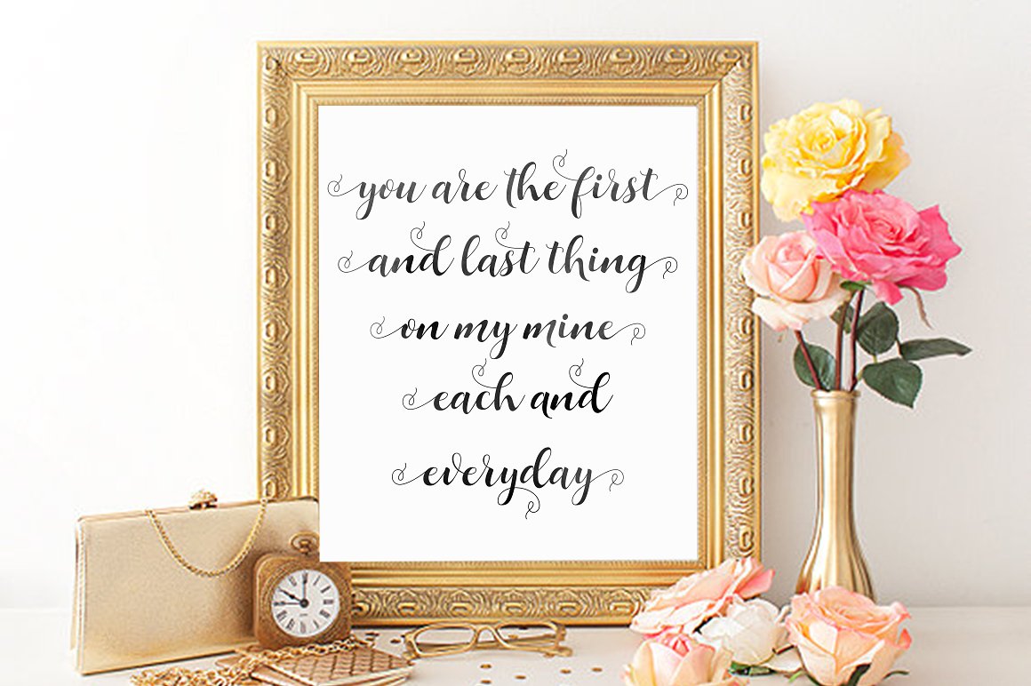 Boulevard Script Font - Preview 2