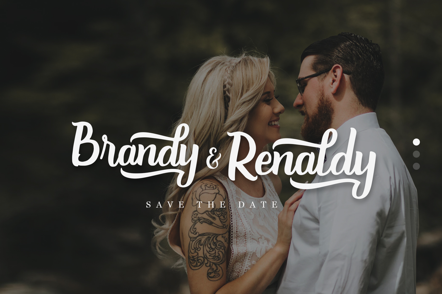 Burgundy Font - Preview 5