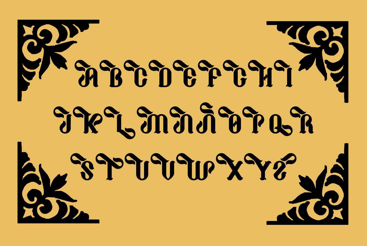 Cathaline Font - Preview 1