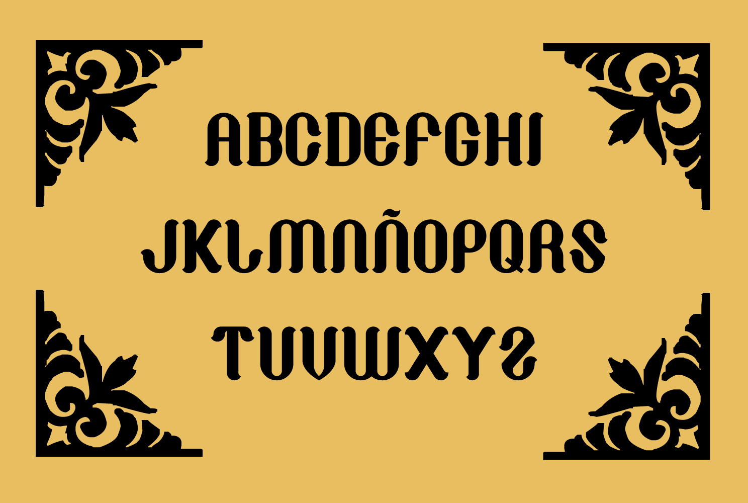 Cathaline Font - Preview 2