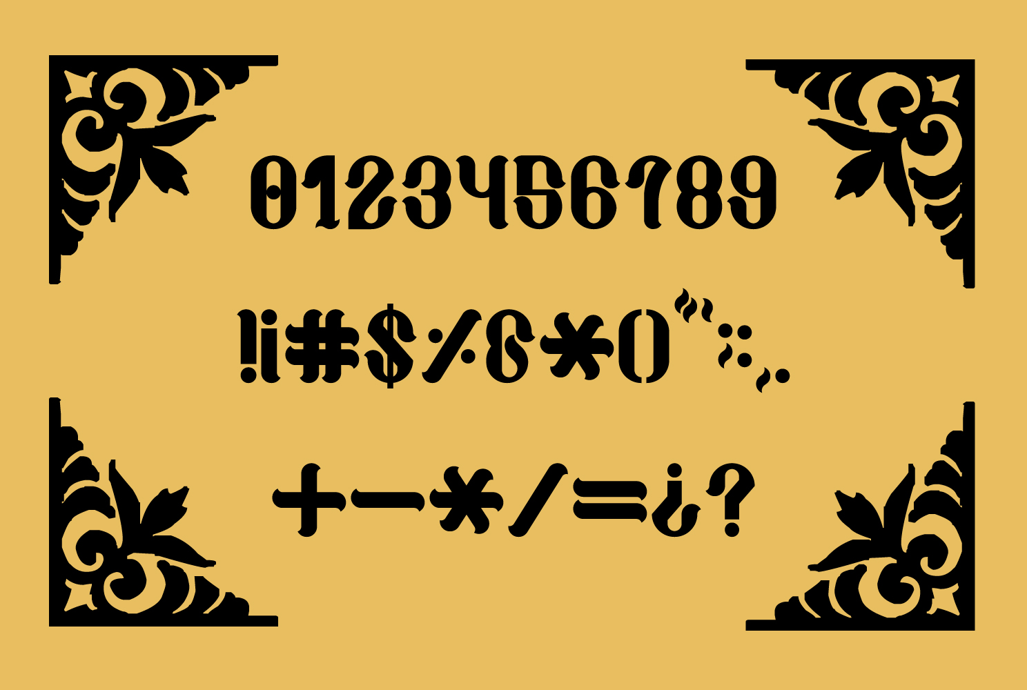 Cathaline Font - Preview 3