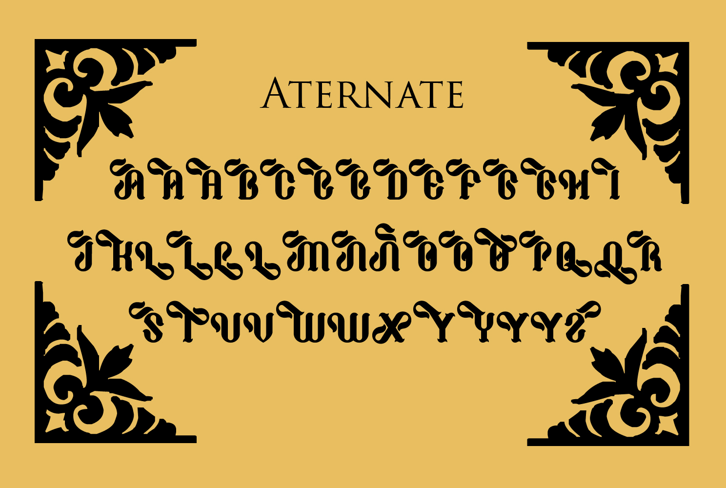 Cathaline Font - Preview 4