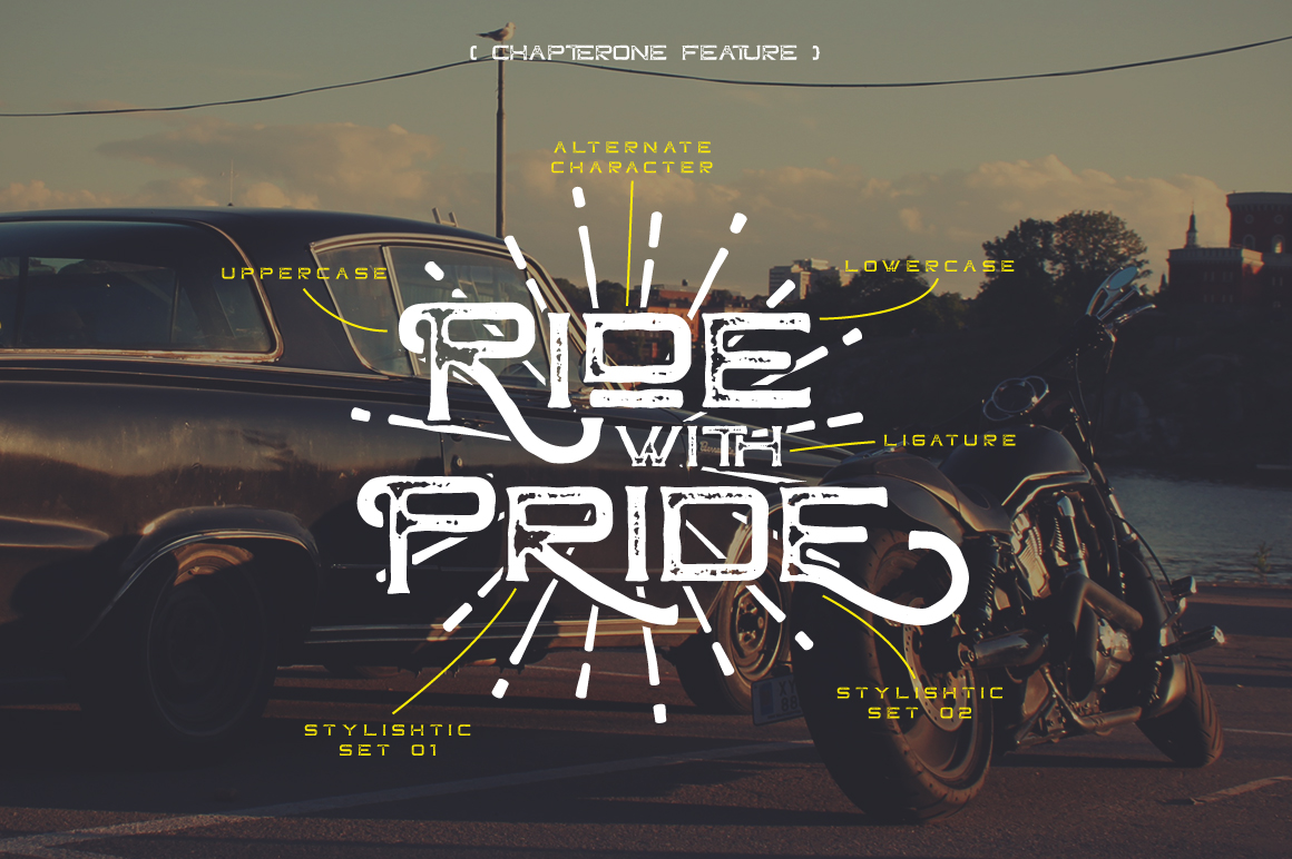 ChapterOne Font PNG with transparent background - Preview 3