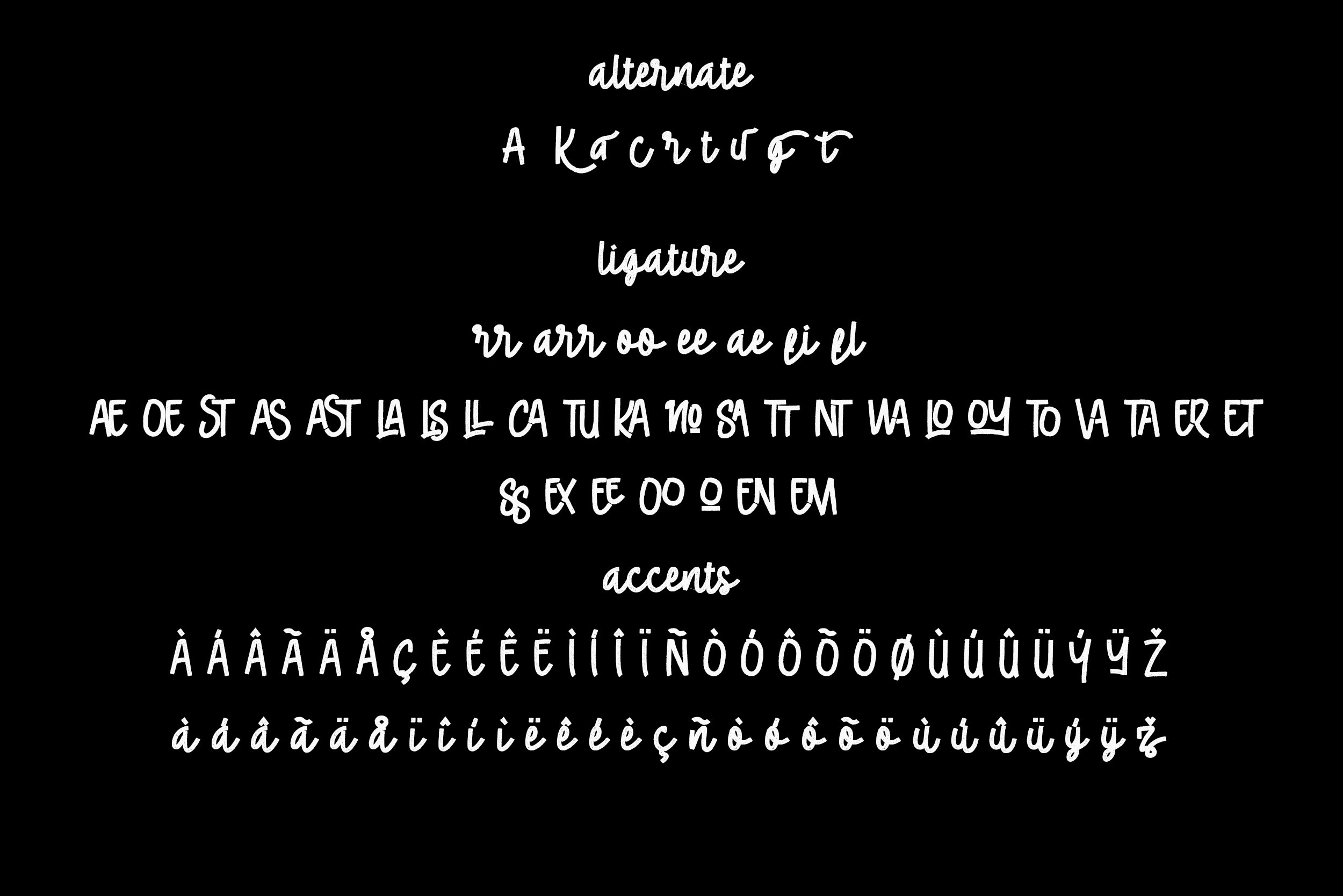 Cheese Latte Font - Preview 1