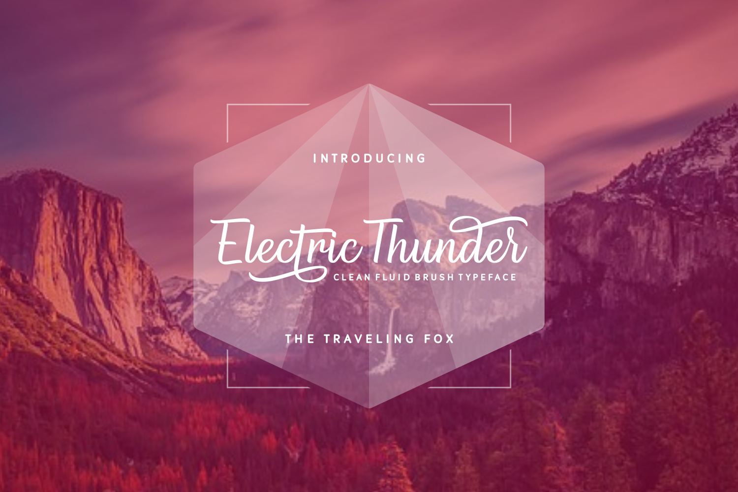 Electric Thunder Font - Preview 1