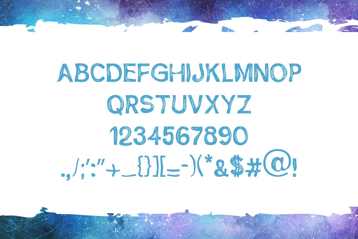 Feuilles Font - Preview 4