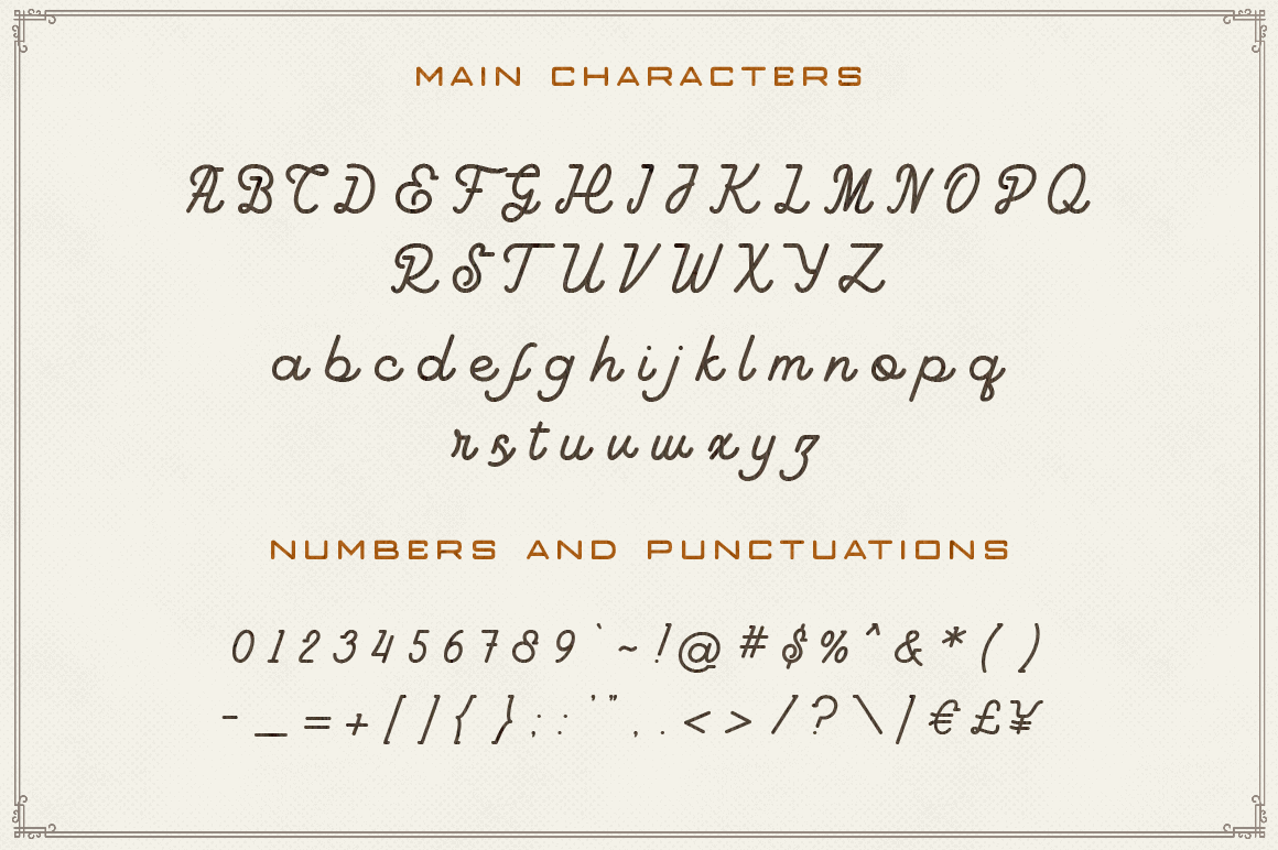 Goodline - Monoline Font font preview - 3