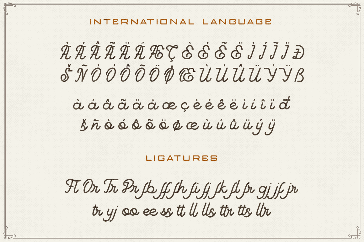 Goodline - Monoline Font font preview - 4