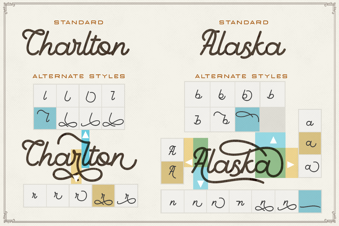 Goodline - Monoline Font font preview - 5