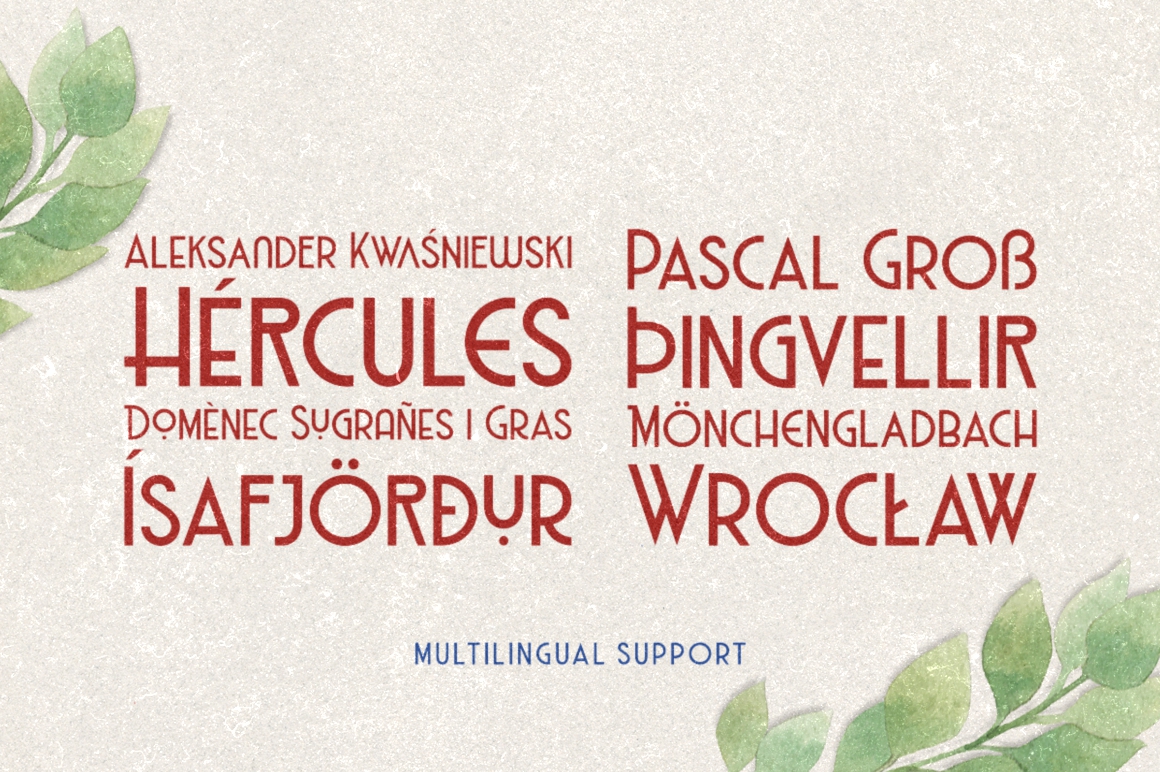 Haarlem Deco Font - Preview 6