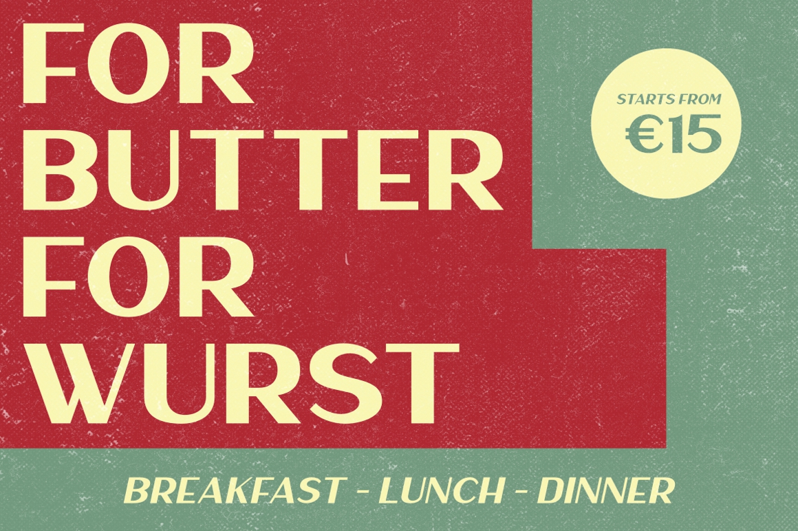 Haarlem Sans Font font preview - 2