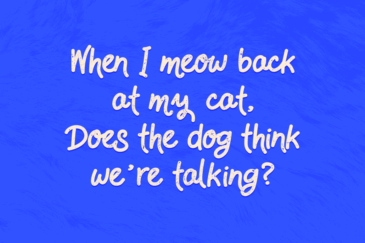 Hands Down Font PNG with transparent background - Preview 4