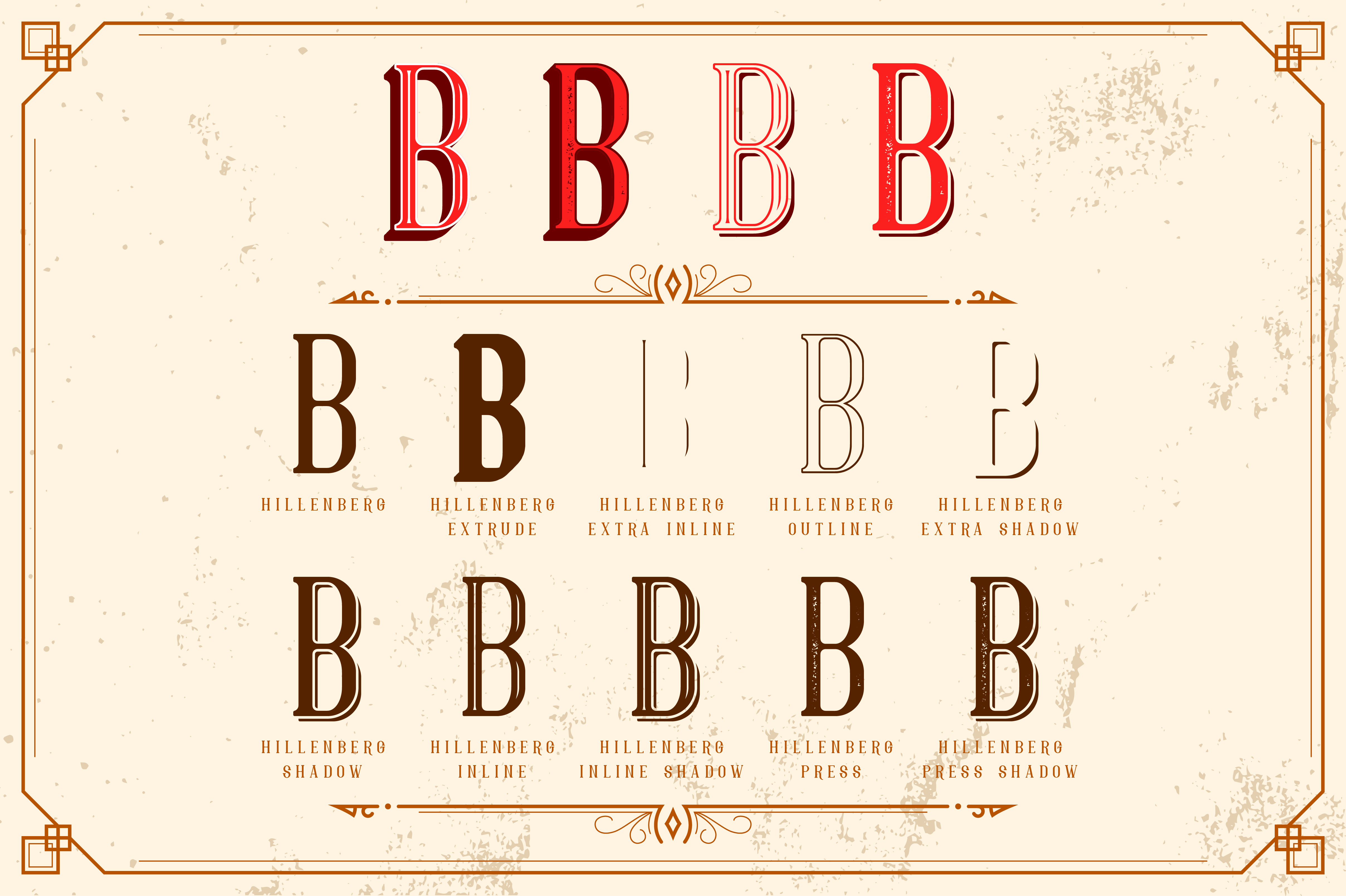 Hillenberg Font - Preview 3
