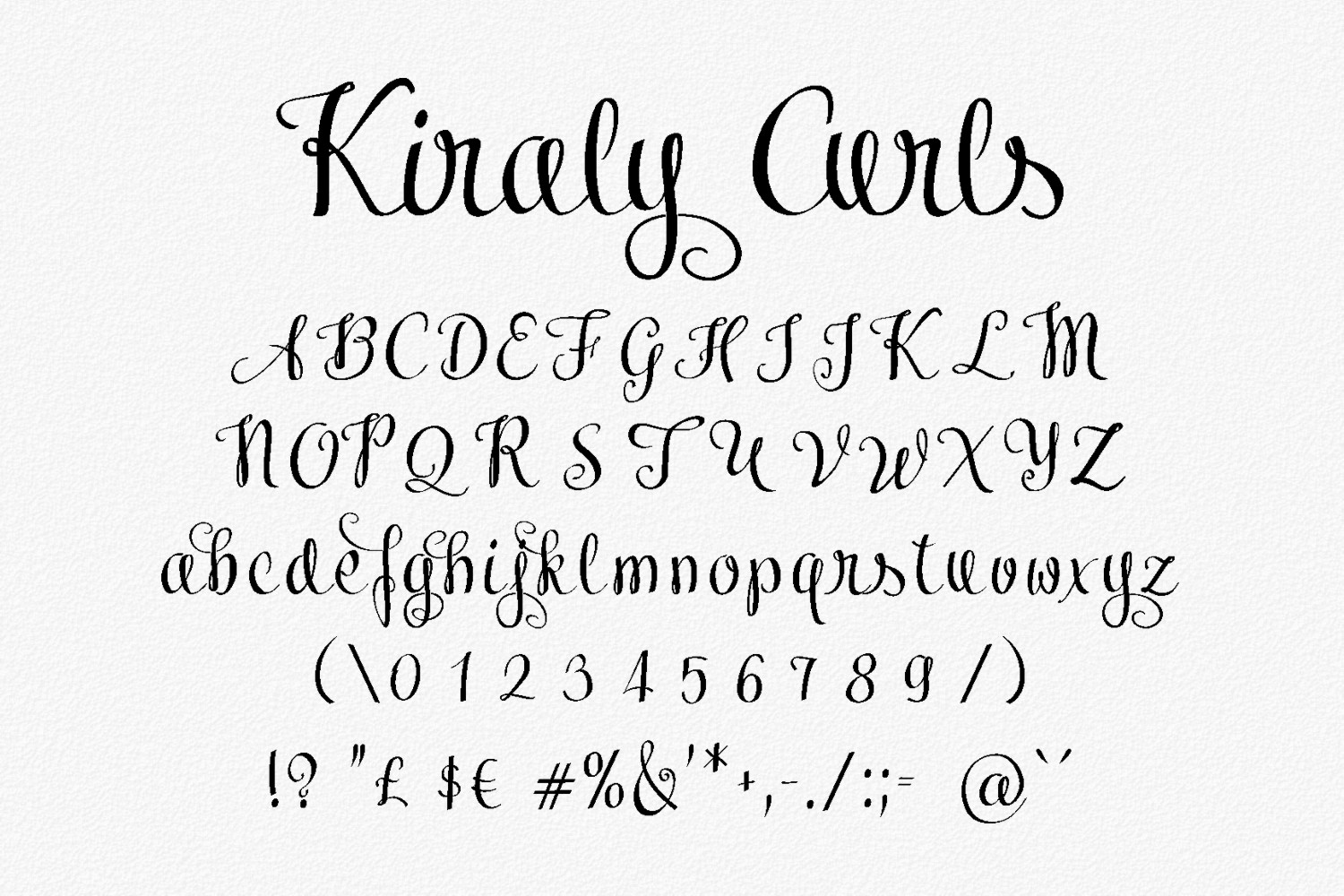 Kiraly Font PNG with transparent background - Preview 2