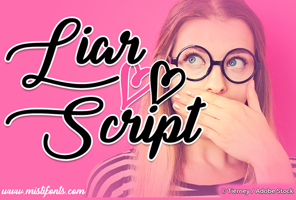 Liar Script Script Fonts Font Door Misti