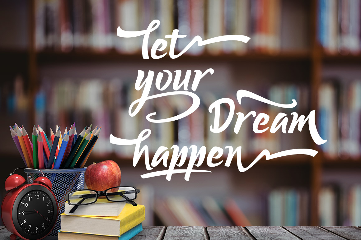 Lucky Dream Bold Font PNG with transparent background - Preview 6