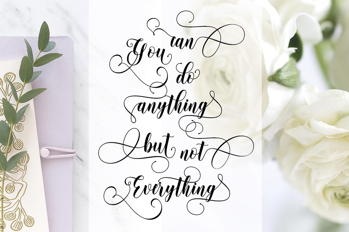 Metinoline Script Font PNG with transparent background - Preview 3