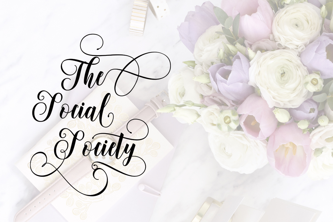 Metinoline Script Font PNG with transparent background - Preview 4