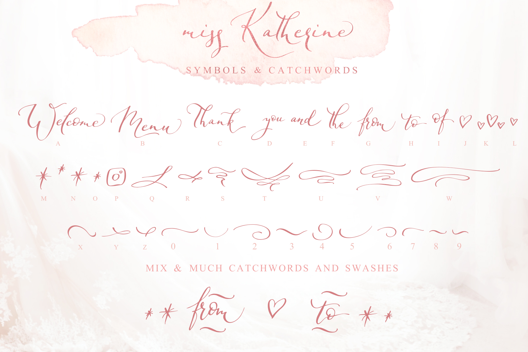 Miss Katherine Font PNG with transparent background - Preview 3