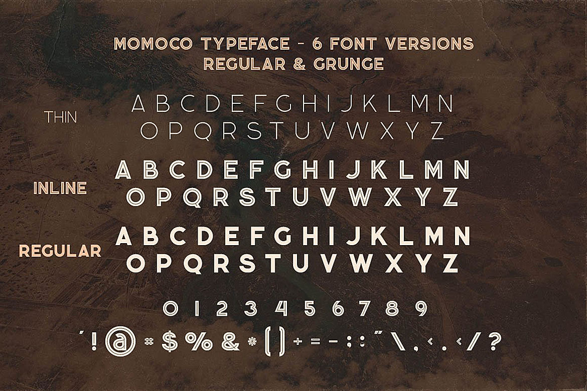Momoco Font PNG with transparent background - Preview 1