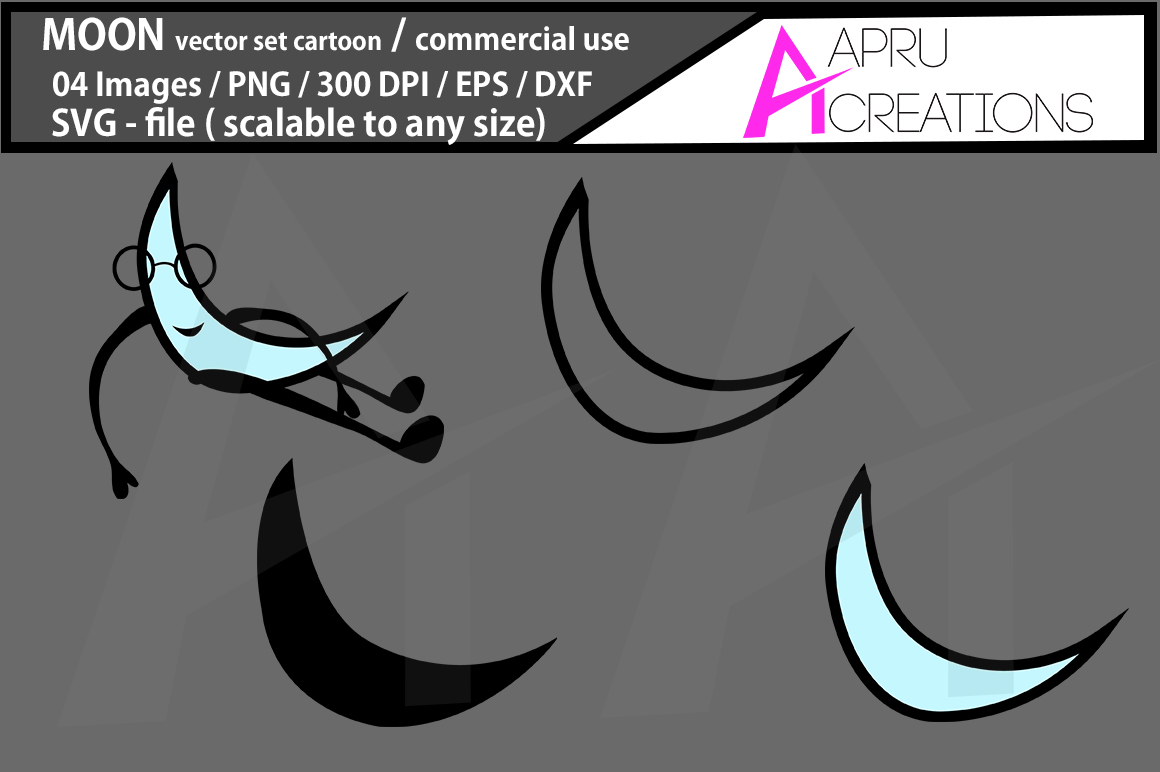 Moon Vector Set Graphic by aparnastjp · Creative Fabrica
