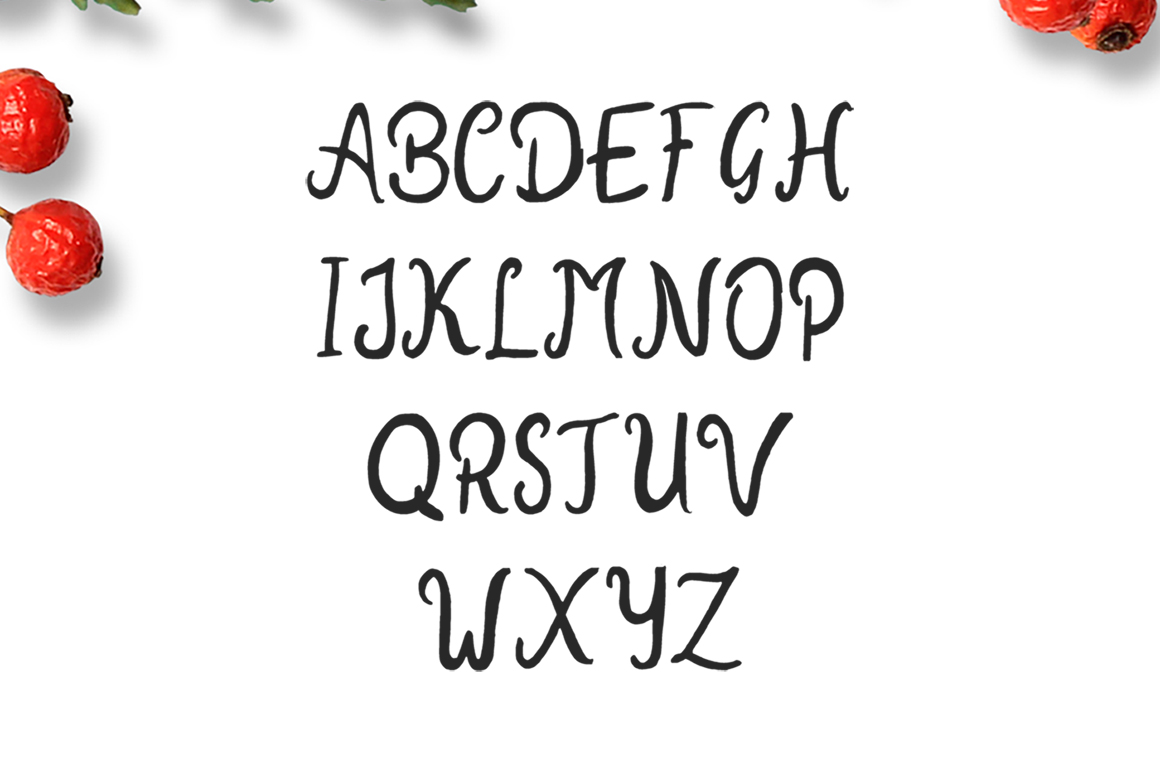 New Year 2018 Font PNG with transparent background - Preview 1