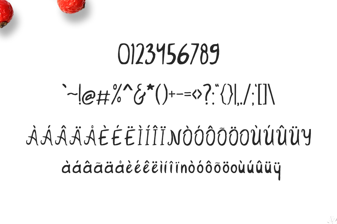 New Year 2018 Font PNG with transparent background - Preview 2