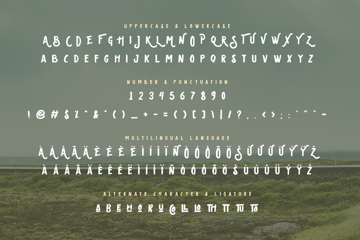 Oldventure Font PNG with transparent background - Preview 5