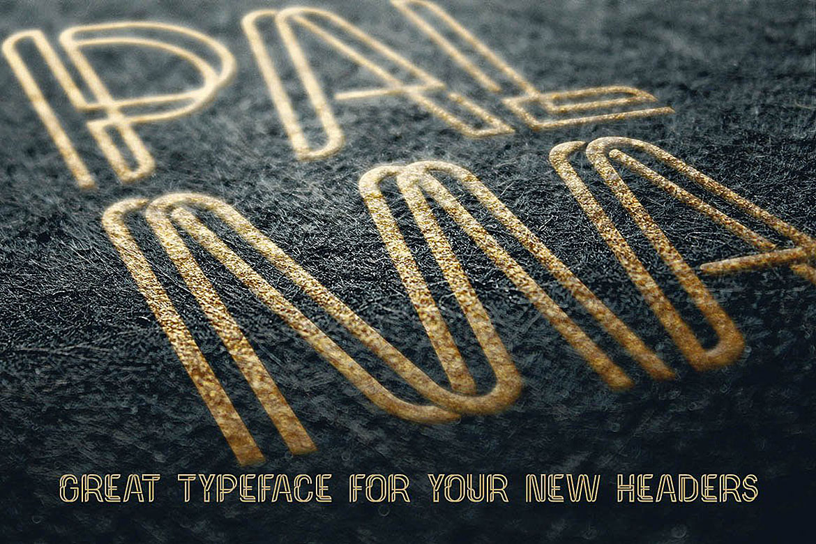 Palma Font PNG with transparent background - Preview 4